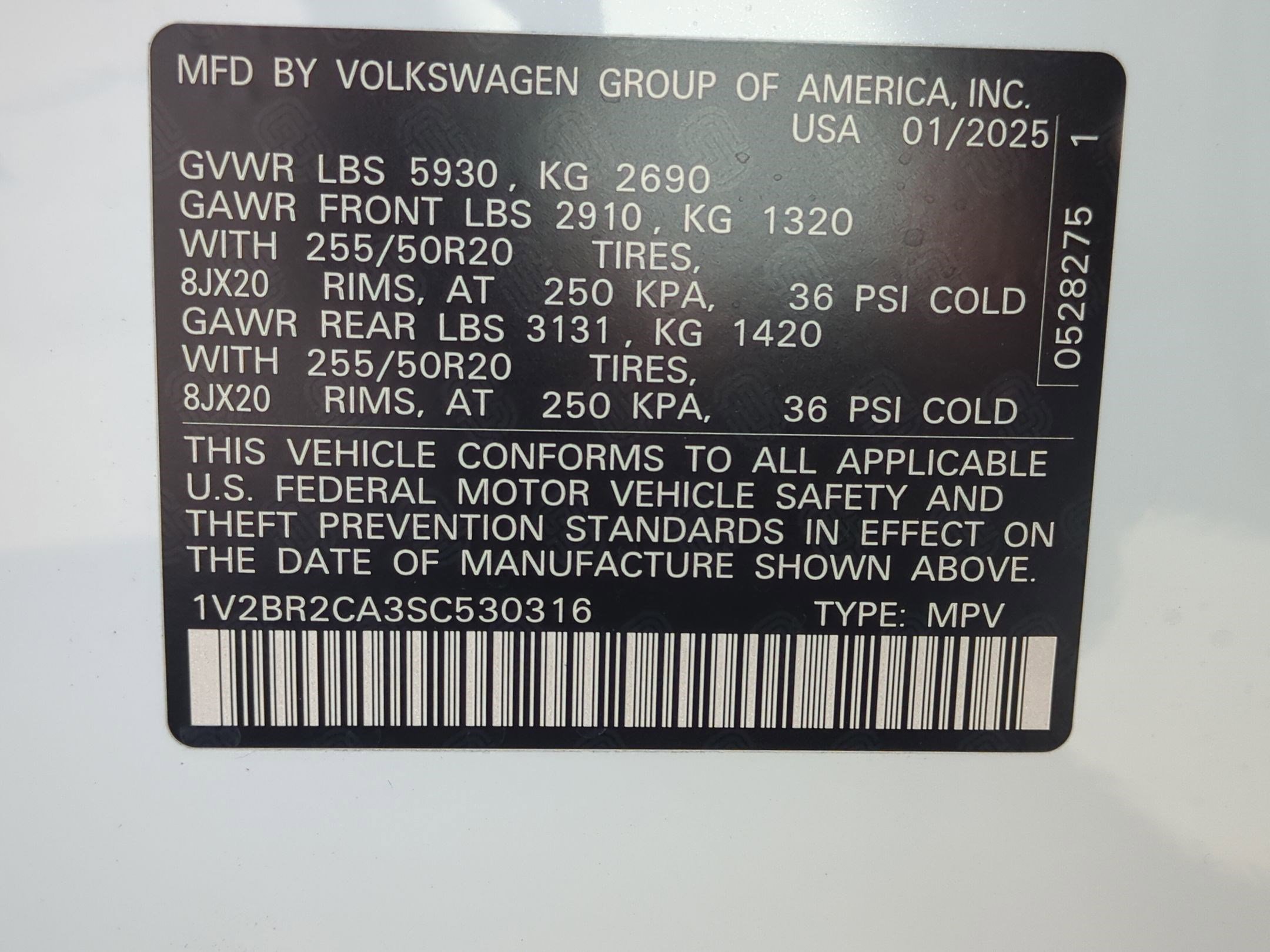 2025 Volkswagen Atlas SEL photo 18