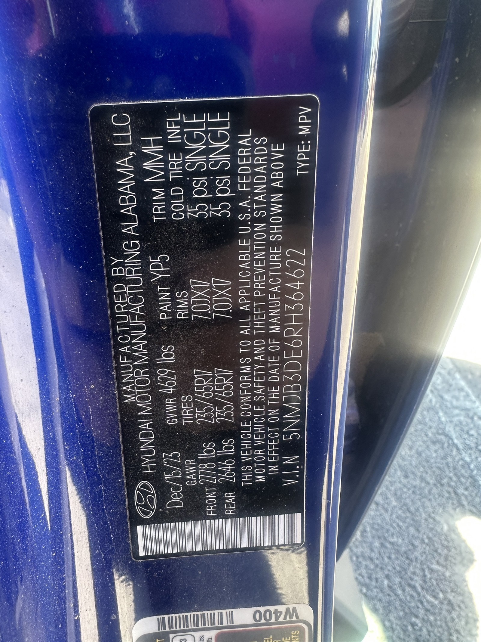 Used 2024 Blue Hyundai SEL image 20
