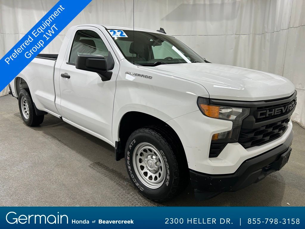 Used 2022 Chevrolet Silverado 1500 Work Truck with VIN 3GCNAAEK4NG508235 for sale in Beavercreek, OH