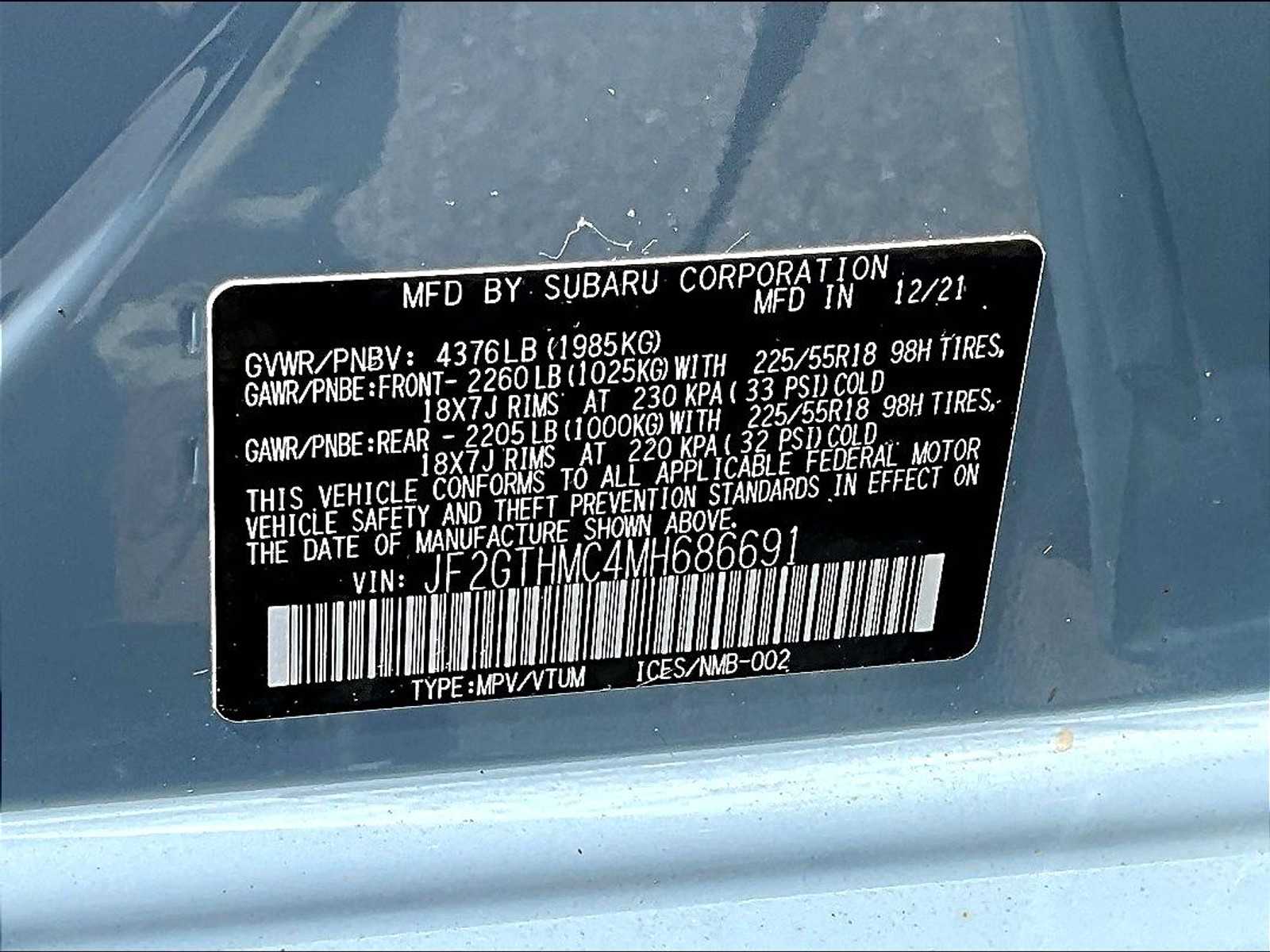 2021 Subaru Crosstrek Limited photo 32