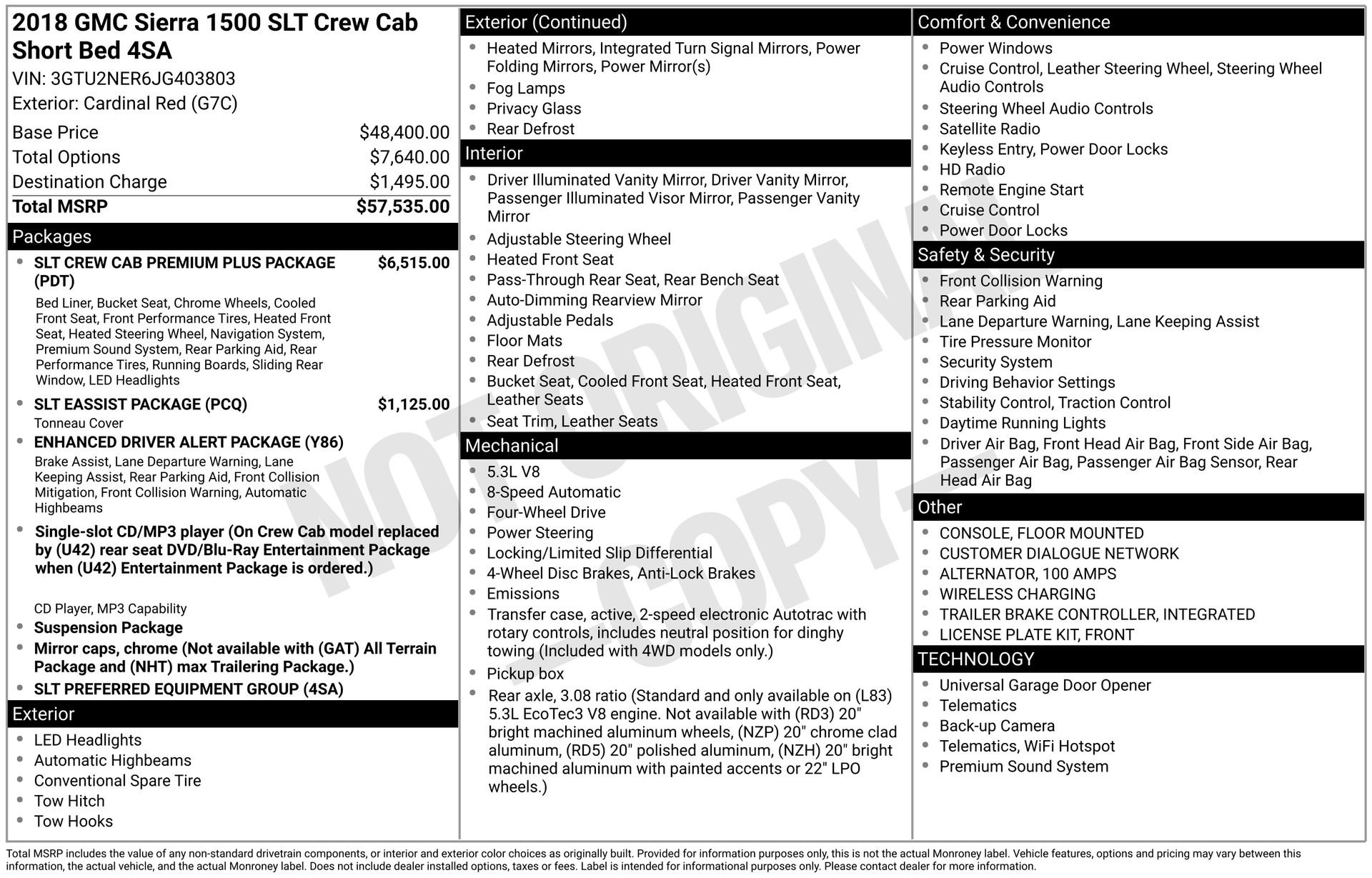 2018 GMC Sierra SLT's photo