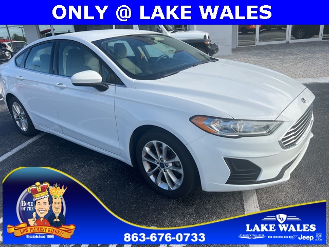 Certified 2019 Ford Fusion SE with VIN 3FA6P0HDXKR243398 for sale in Lake Wales, FL