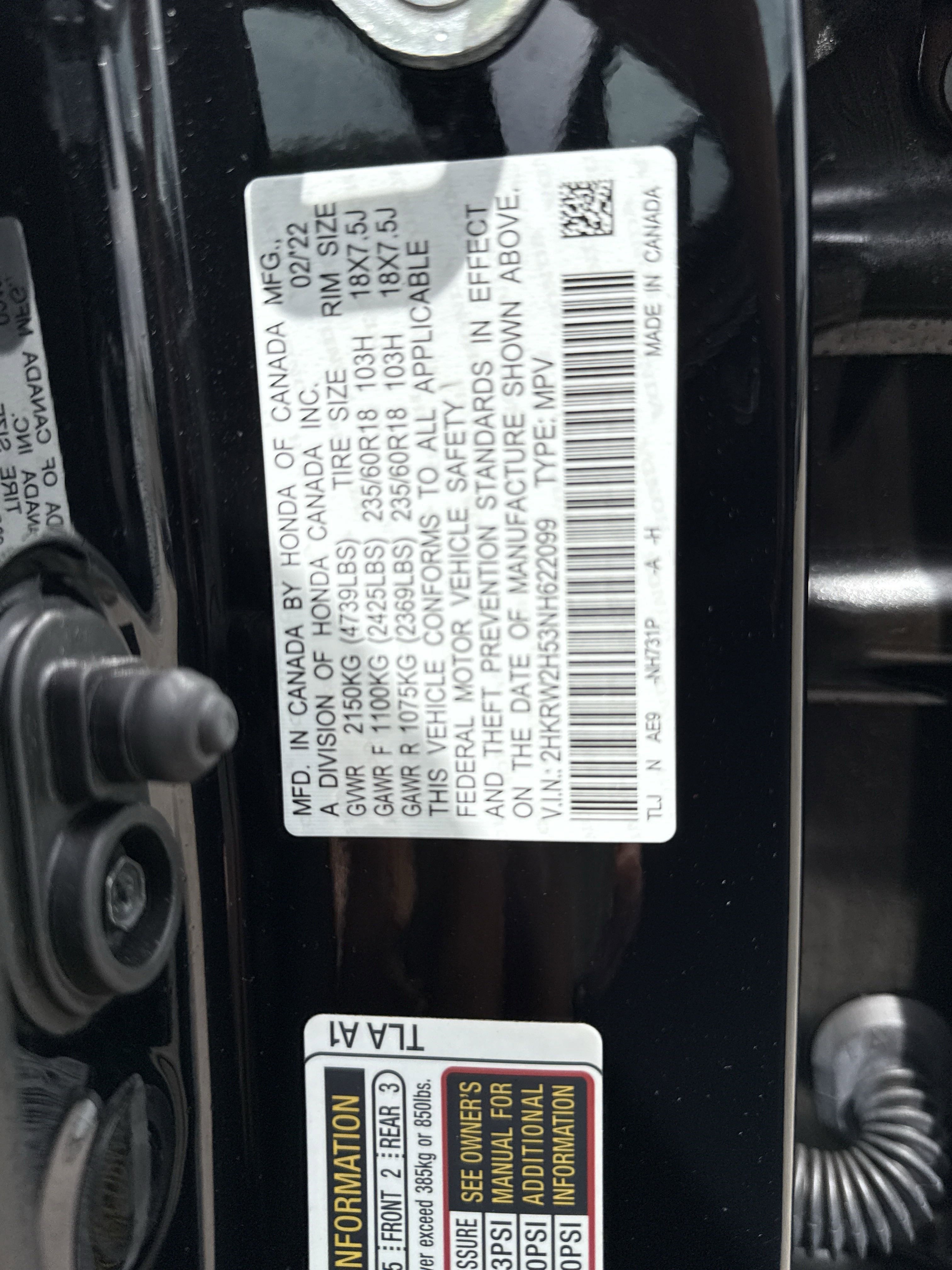 2022 Honda CR-V EX photo 25