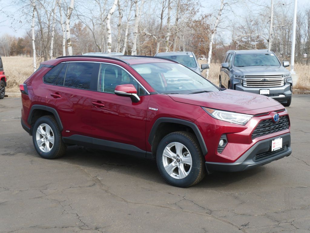 Certified 2021 Toyota RAV4 XLE with VIN 2T3RWRFV6MW121288 for sale in Minneapolis, Minnesota