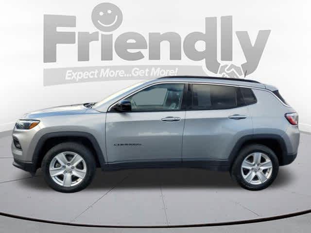 Used 2022 Jeep Compass Latitude with VIN 3C4NJDBB6NT116449 for sale in Geneva, NY