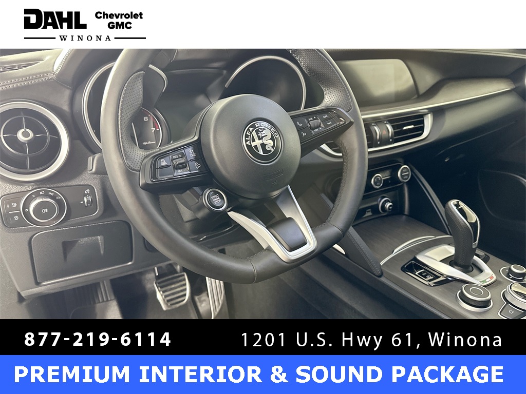 Used 2022 Alfa Romeo Stelvio Ti with VIN ZASPAKBNXN7D47065 for sale in Winona, Minnesota