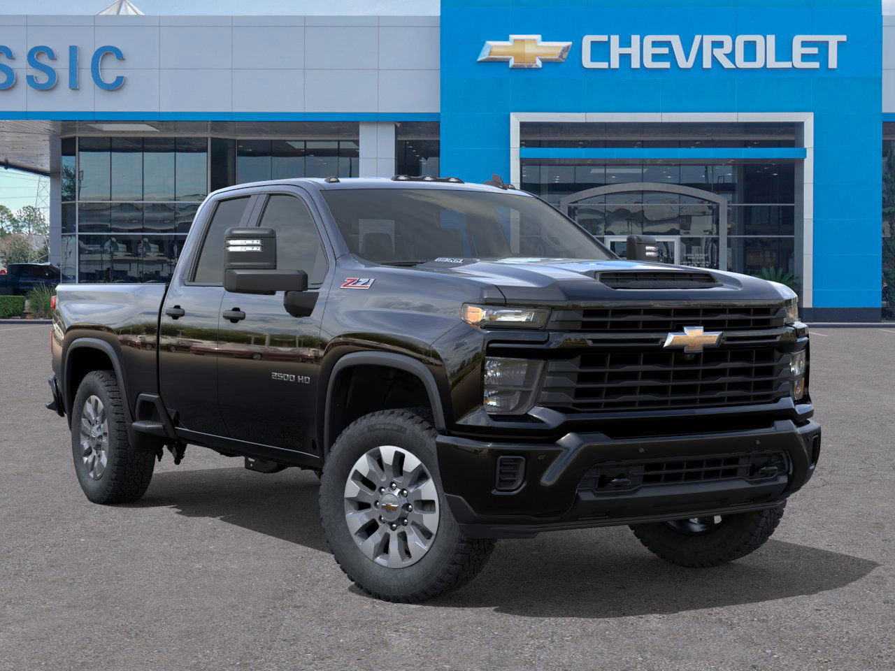 2025 Chevrolet Silverado 2500 HD Custom Black at Classic Elite Chevrolet Hwy 6