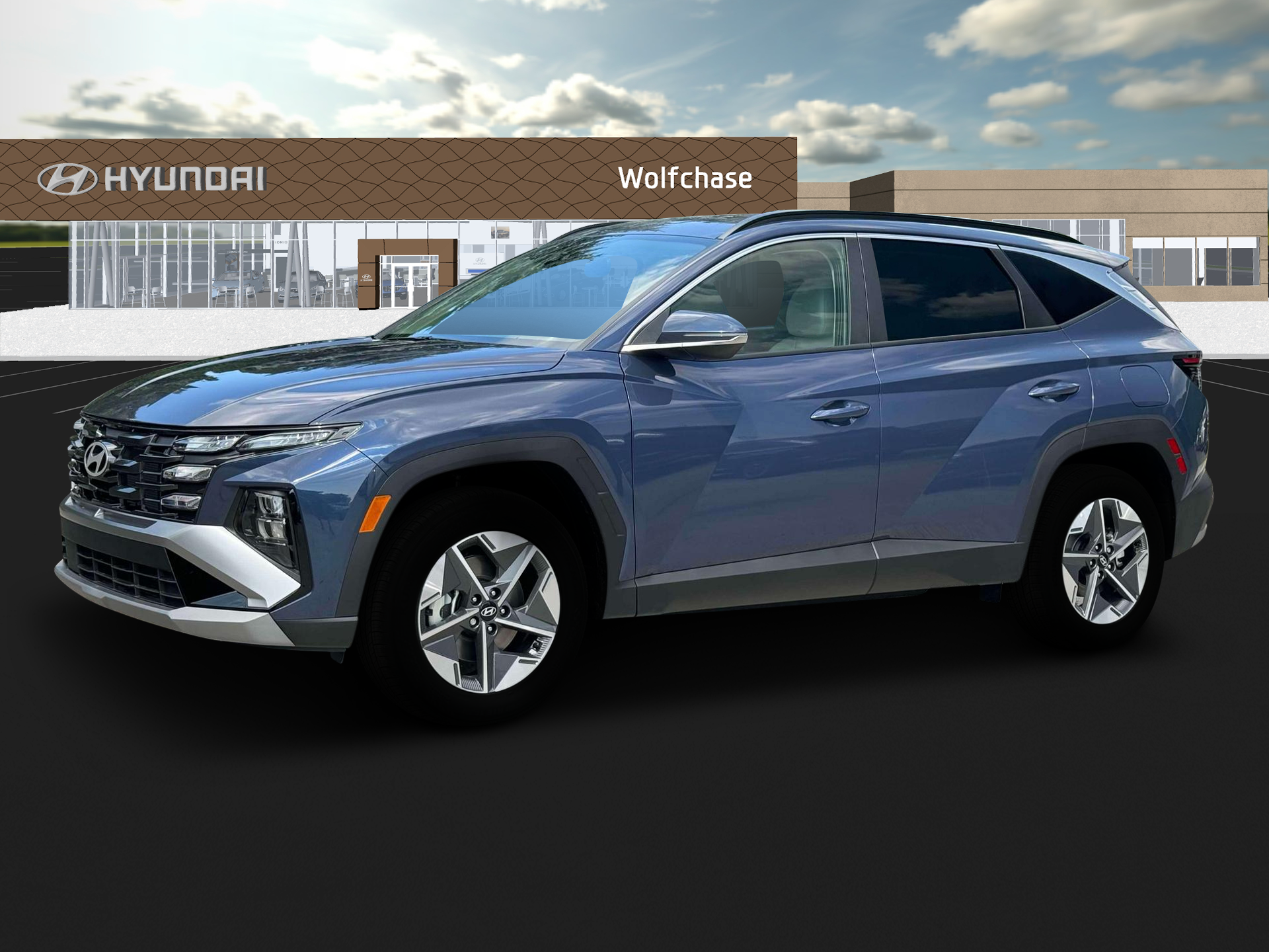 New 2025 Blue Hyundai SEL Convenience AWD image 2