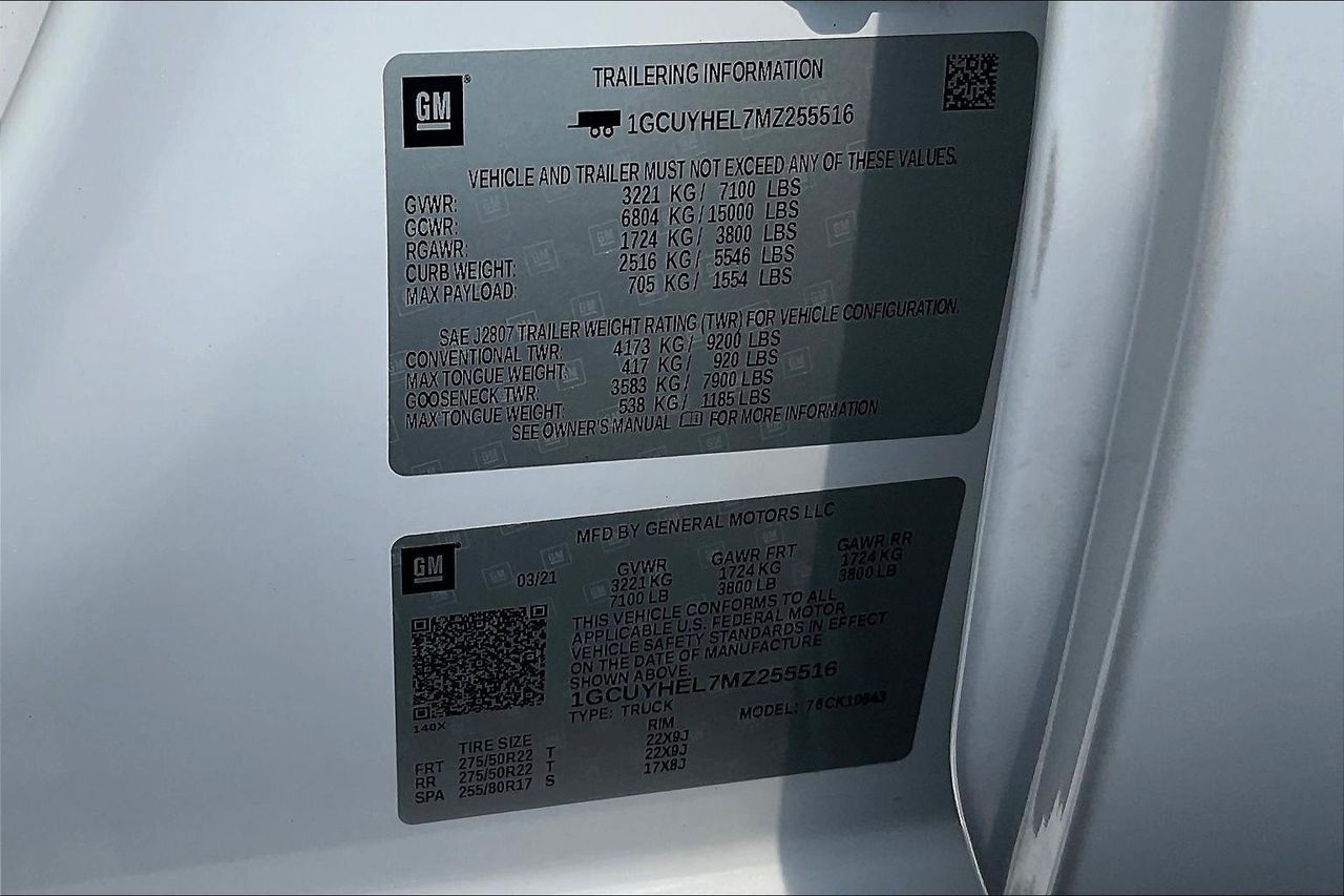 2021 Chevrolet Silverado 1500 High Country photo 17