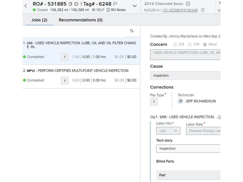 Used 2015 Chevrolet Sonic LTZ with VIN 1G1JE5SBXF4196248 for sale in Champaign, IL