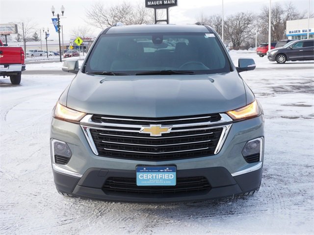 Certified 2023 Chevrolet Traverse 3LT with VIN 1GNEVHKWXPJ172944 for sale in Anoka, Minnesota