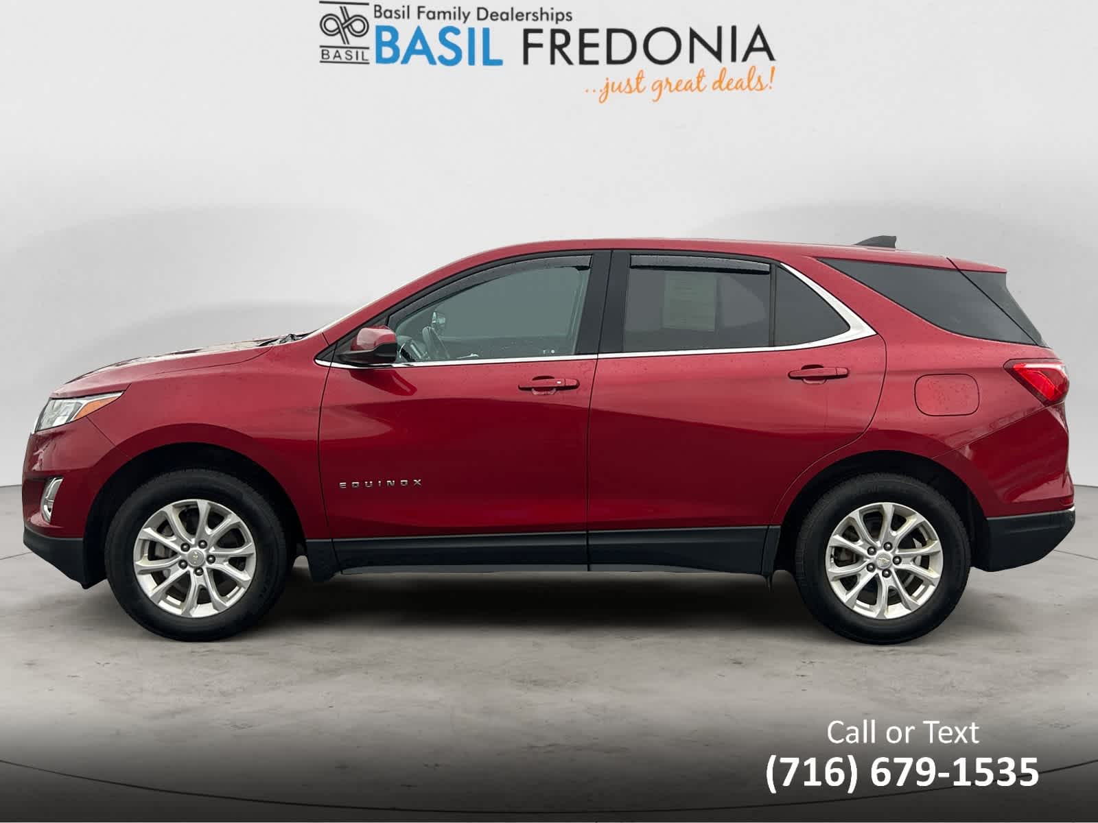 Used 2020 Chevrolet Equinox LT with VIN 3GNAXUEV1LS538139 for sale in Fredonia, NY