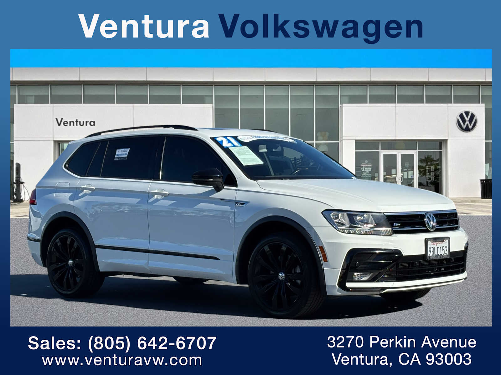 2021 Volkswagen Tiguan SE R-LINE BLACK