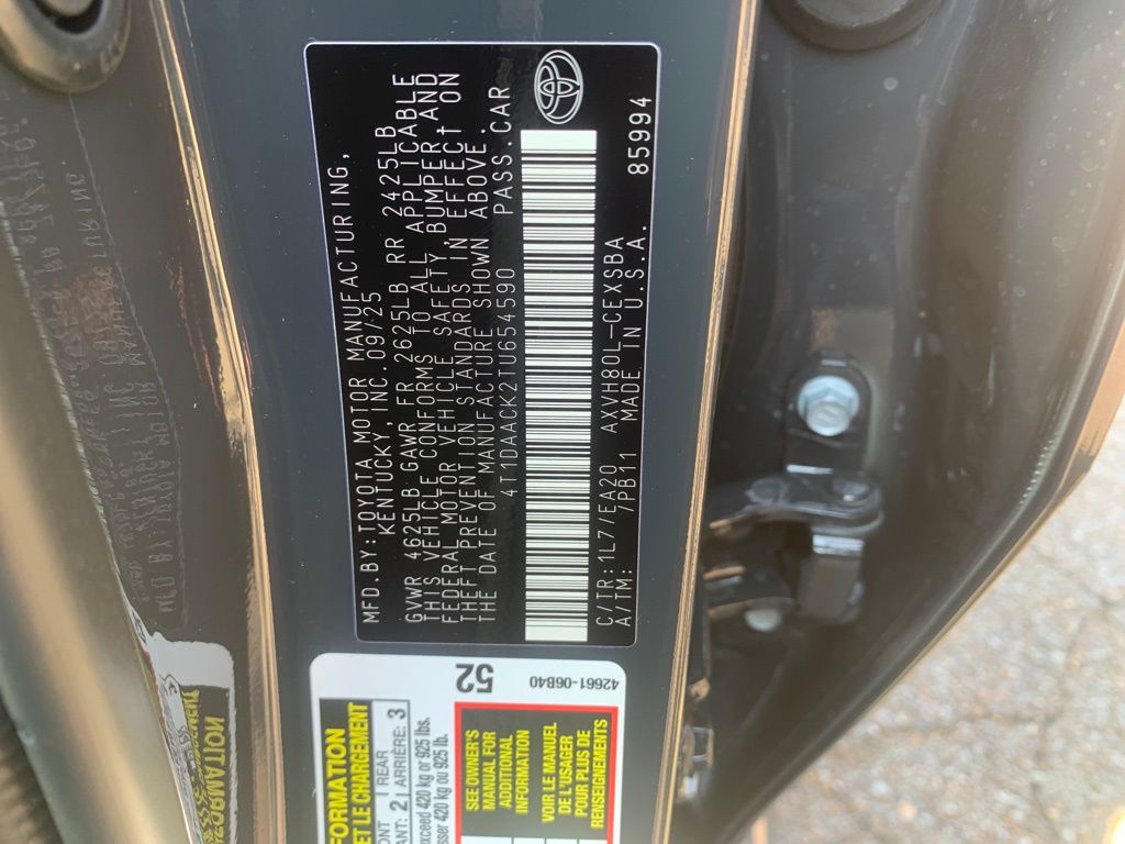 2026 Toyota Camry SE photo 26