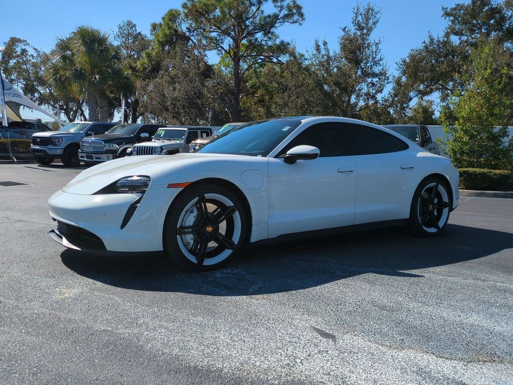 Used 2024 Porsche Taycan Base with VIN WP0AA2Y17RSA12404 for sale in Bradenton, FL