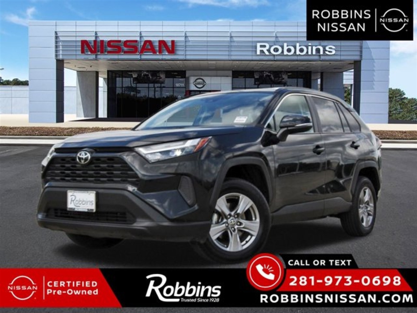 2024 Toyota RAV4 XLE Black at Robbins Nissan