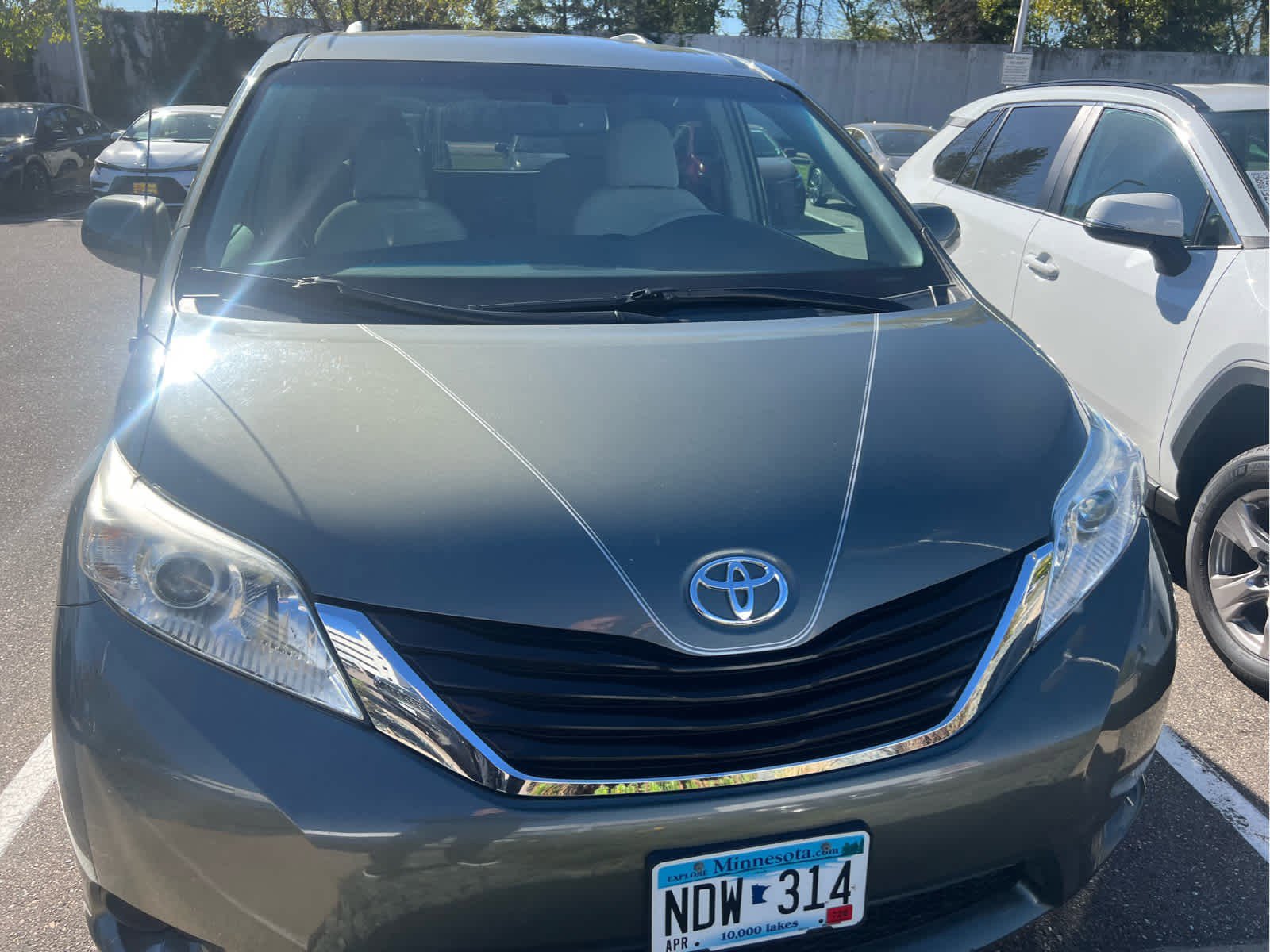 Used 2012 Toyota Sienna LE with VIN 5TDJK3DC5CS034473 for sale in Golden Valley, Minnesota