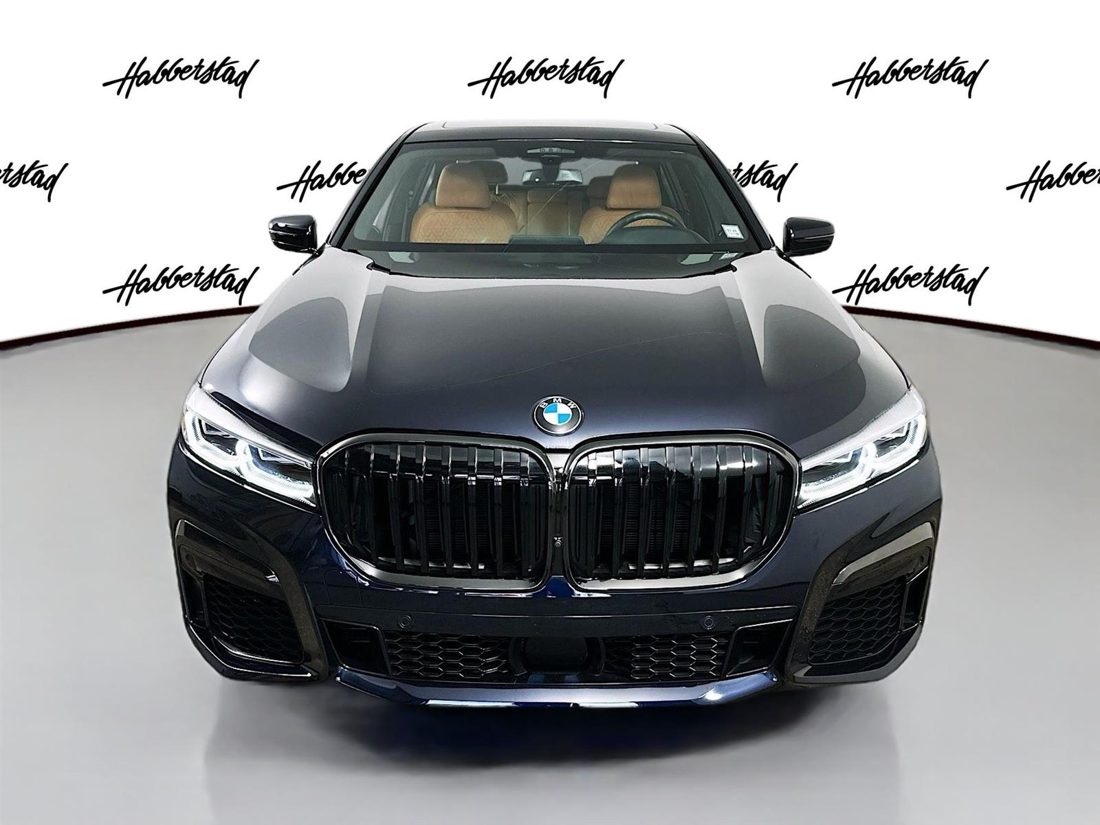 Certified Used 2022 Carbon Black Metallic BMW 740i xDrive image 2