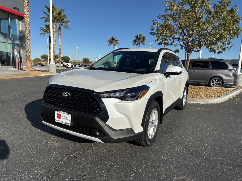 Certified 2024 Toyota Corolla Cross LE with VIN 7MUCAAAG7RV076147 for sale in Northfield, Minnesota