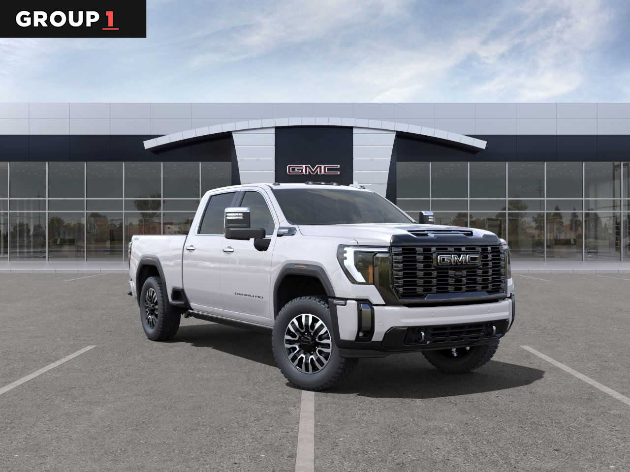 New 2025 White Frost Tricoat GMC Denali Ultimate image 1