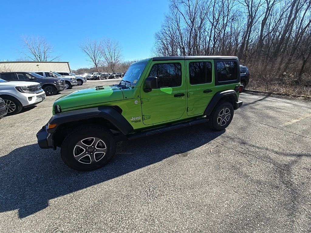 Used 2020 Jeep Wrangler Unlimited Sport S with VIN 1C4HJXDN9LW147482 for sale in Kansas City