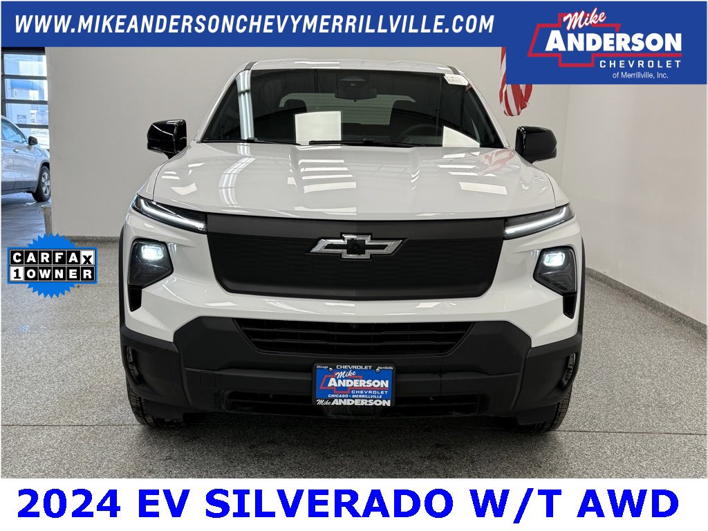Used 2024 Chevrolet Silverado EV Work Truck with VIN 1GC10UEDXRU200414 for sale in Merrillville, IN