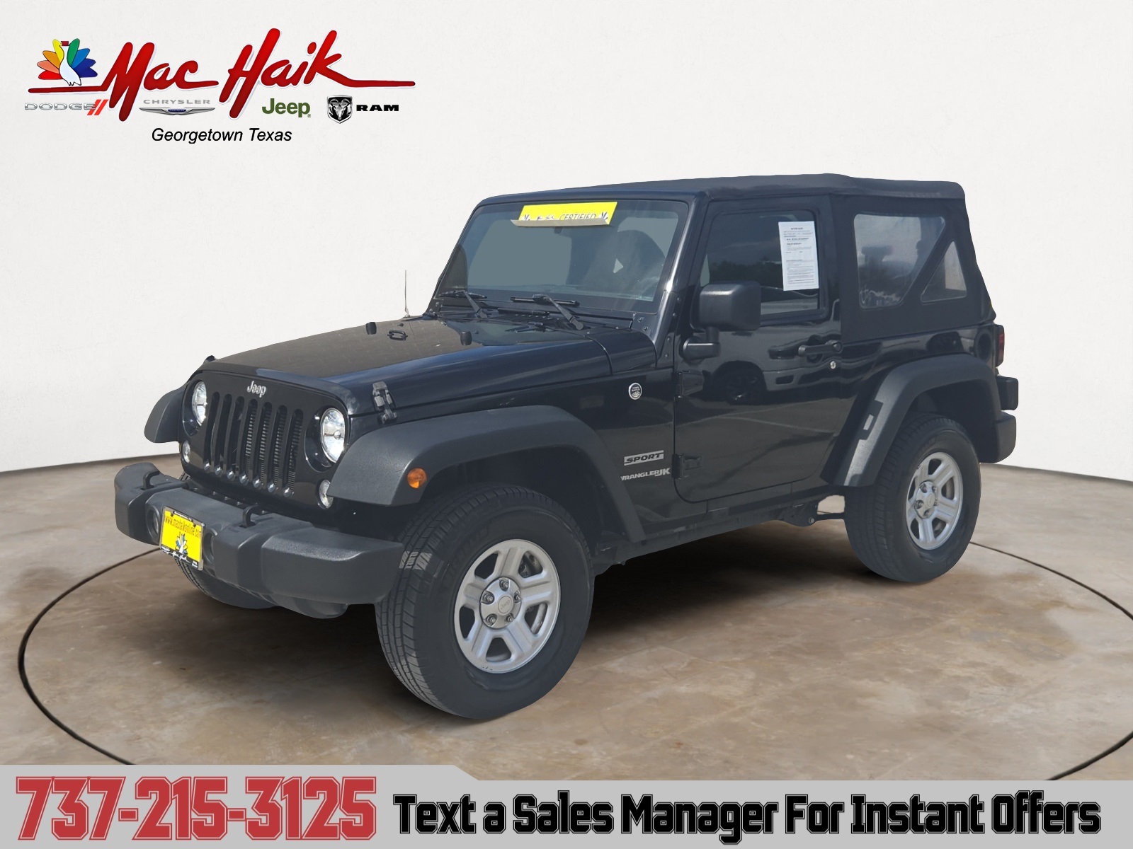 2018 Jeep Wrangler JK Sport's photo