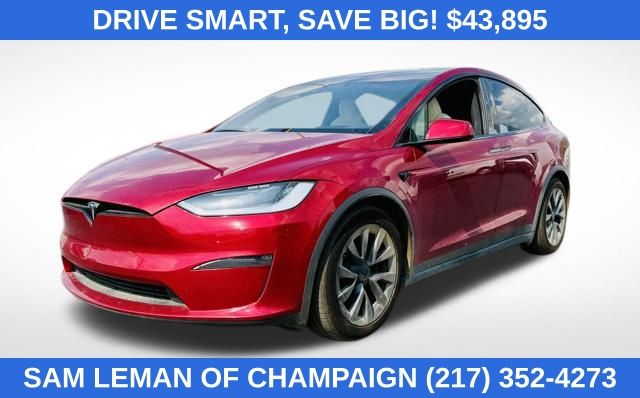 Used 2023 Tesla Model X Long Range with VIN 7SAXCDE52PF429284 for sale in Champaign, IL