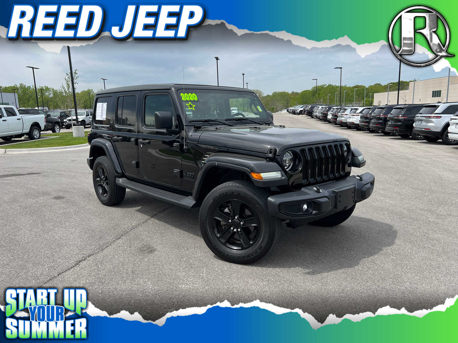 PreOwned 2020 Jeep Wrangler Unlimited Sahara Altitude Sport Utility in 5527 Reed Automotive