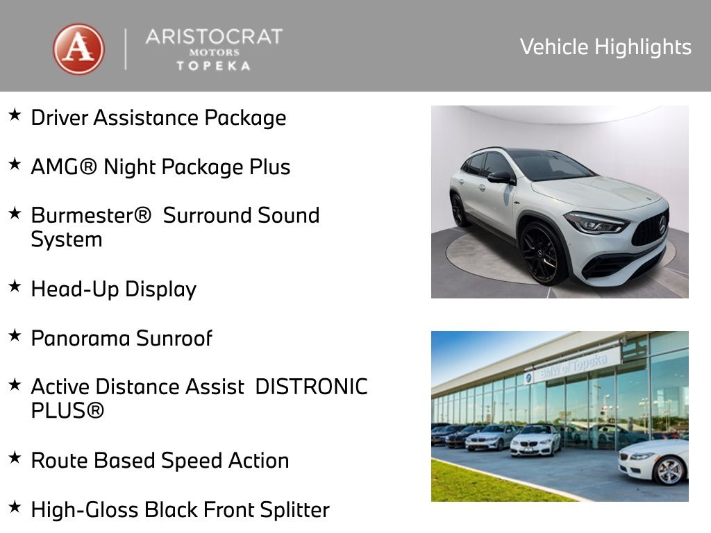 Used 2022 Mercedes-Benz GLA GLA45 AMG with VIN W1N4N5DB9NJ396175 for sale in Kansas City