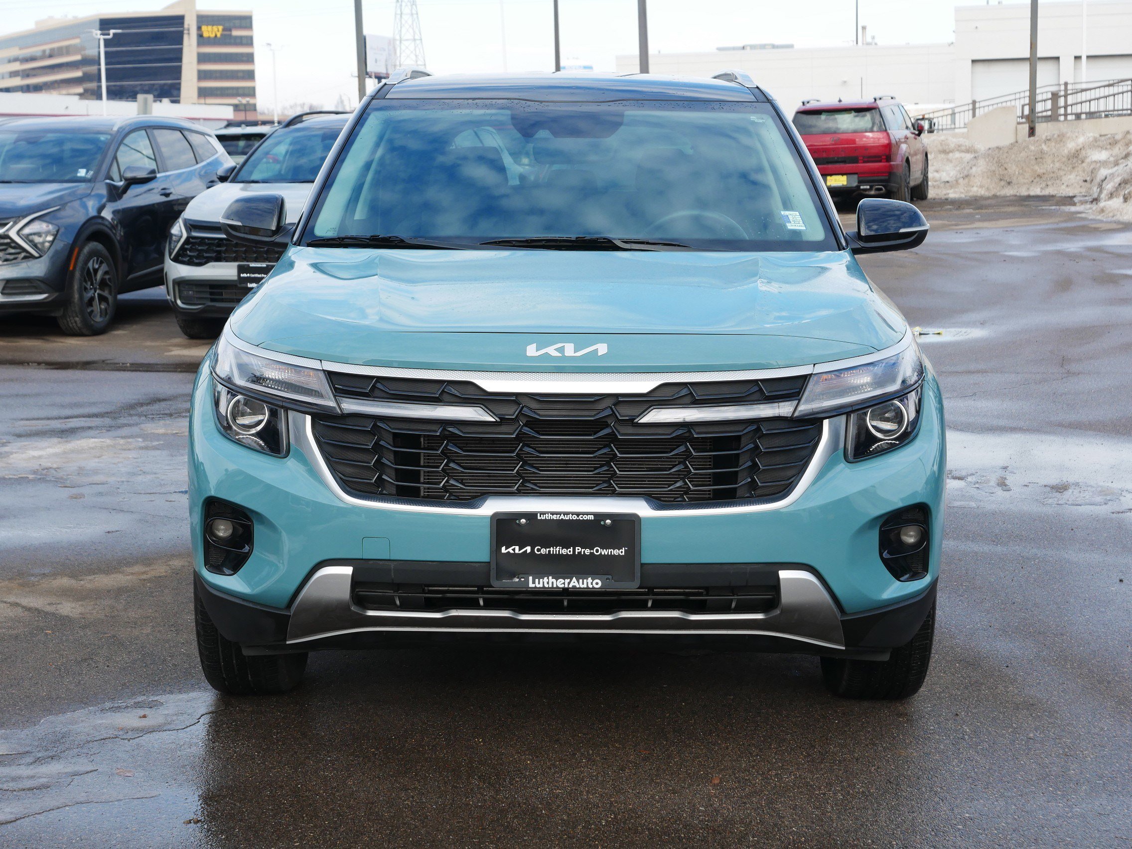 Certified 2024 Kia Seltos S with VIN KNDEUCAA4R7589447 for sale in Bloomington, Minnesota