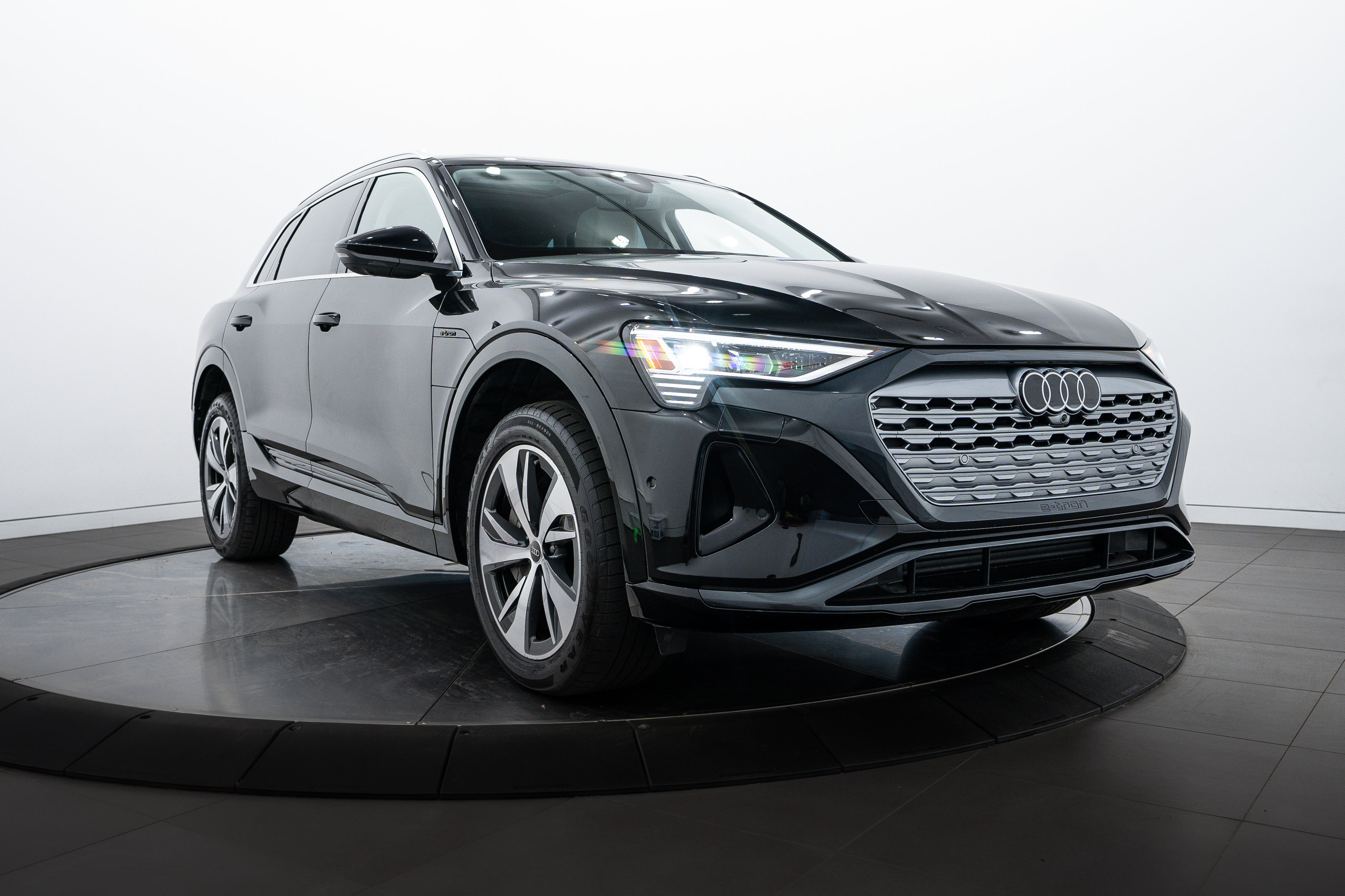 Certified 2024 Audi Q8 e-tron Premium Plus with VIN WA15ABGE4RB057510 for sale in Highland Park, IL