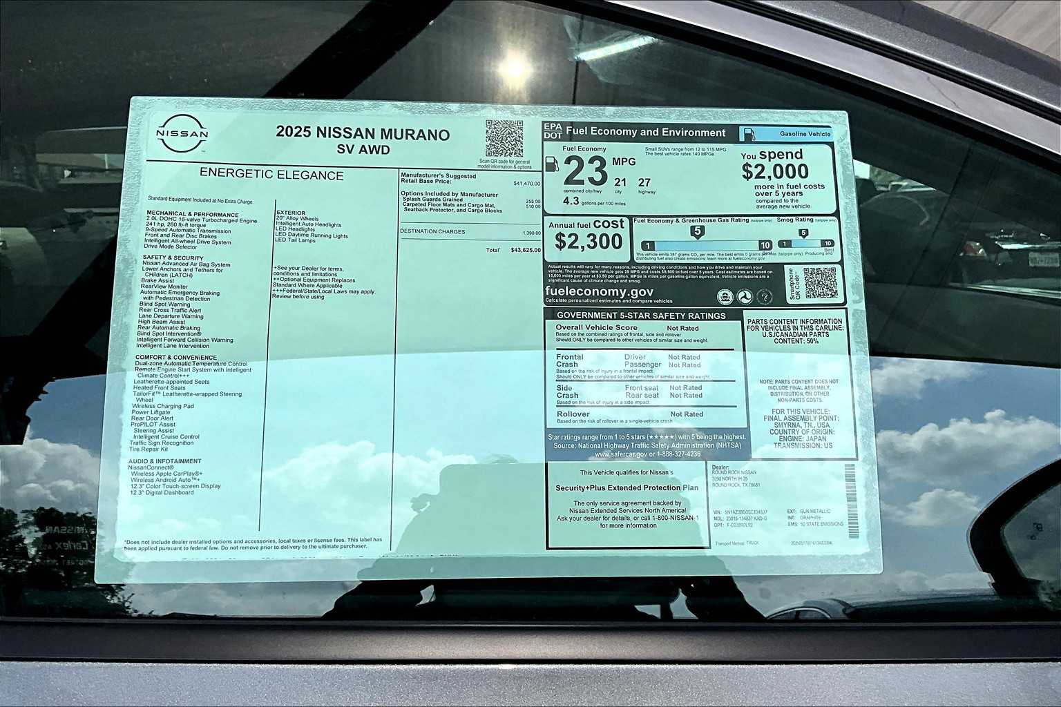 2025 Nissan Murano SV photo 17