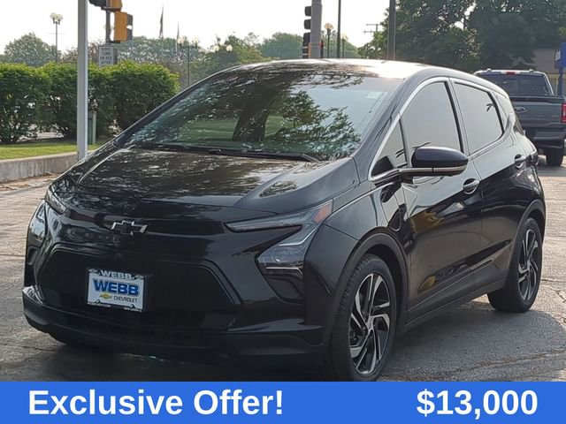 Used 2022 Chevrolet Bolt EV 2LT with VIN 1G1FX6S09N4101293 for sale in Oak Lawn, IL