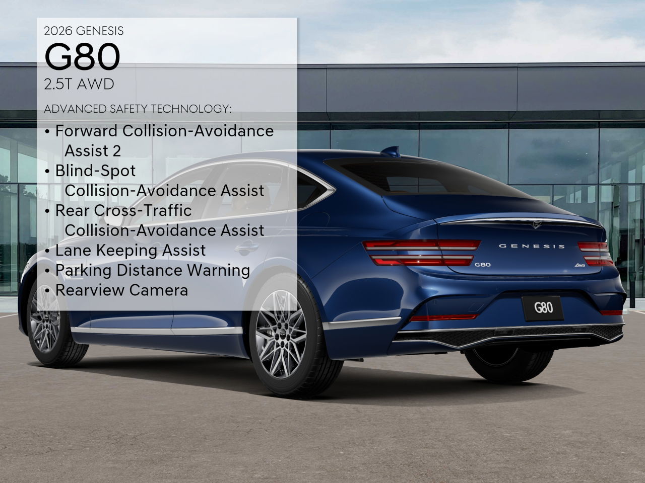 2026 Genesis G80 2.5T AWD photo 7