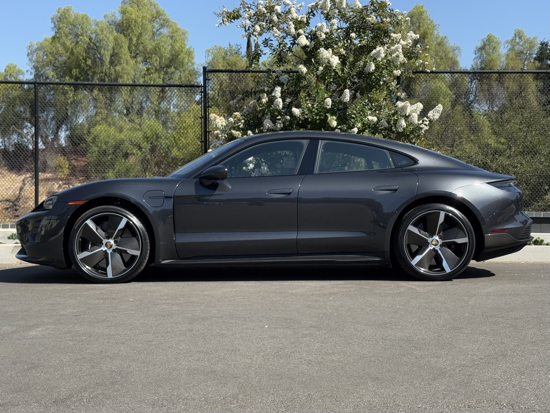 Certified 2021 Porsche Taycan Turbo S with VIN WP0AC2Y13MSA63952 for sale in Los Angeles, CA