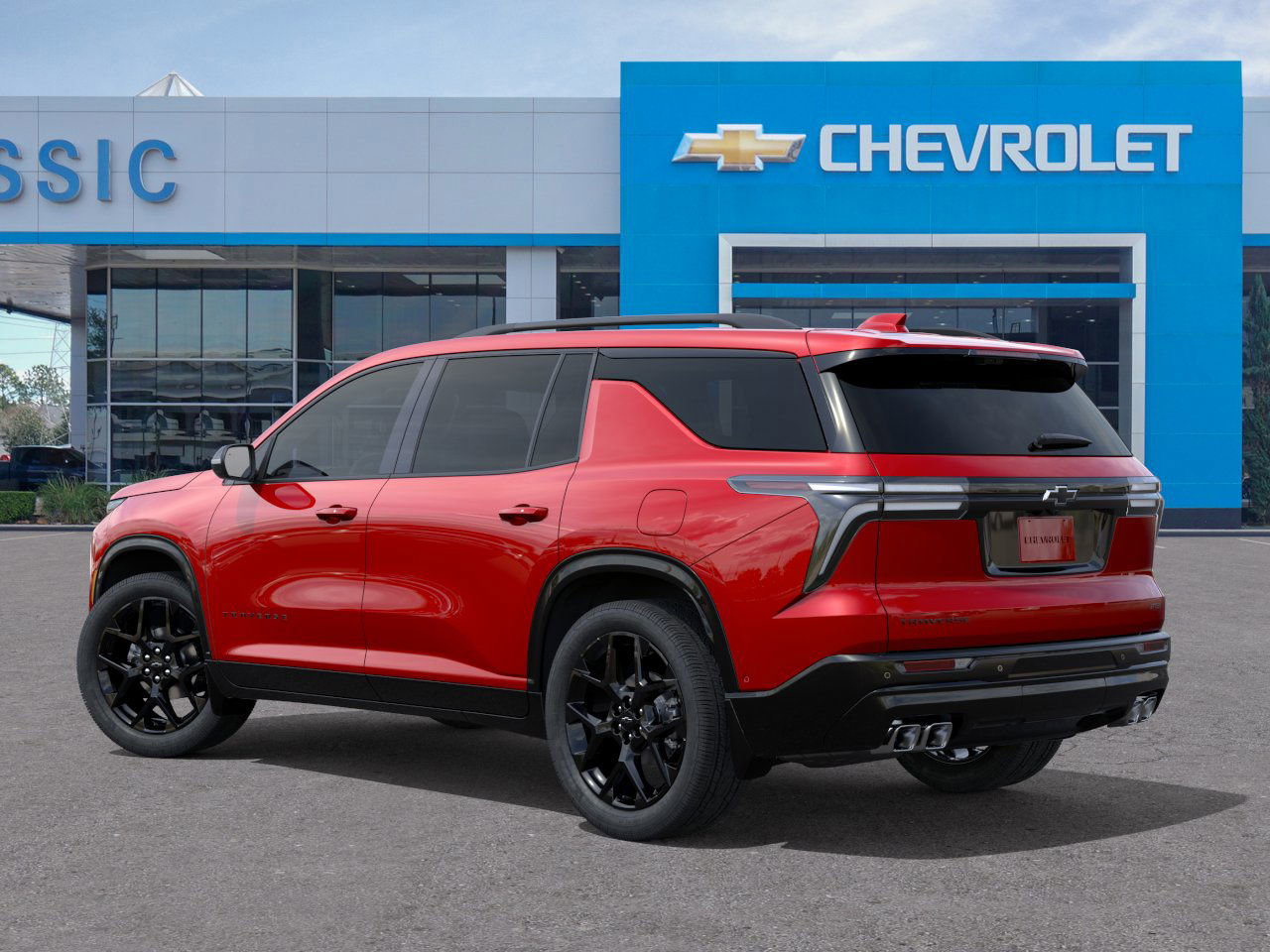 2026 Chevrolet Traverse RS Red at Classic Elite Chevrolet Hwy 6