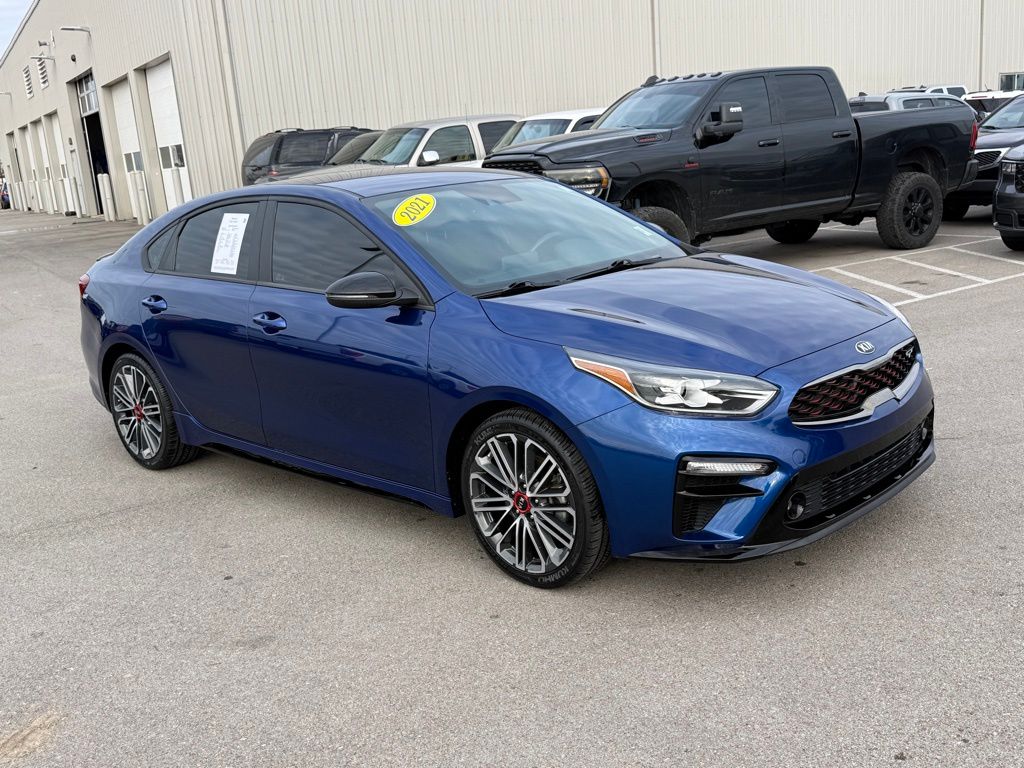 Used 2021 Kia Forte GT with VIN 3KPF44AC8ME373122 for sale in Shelbyville, TN