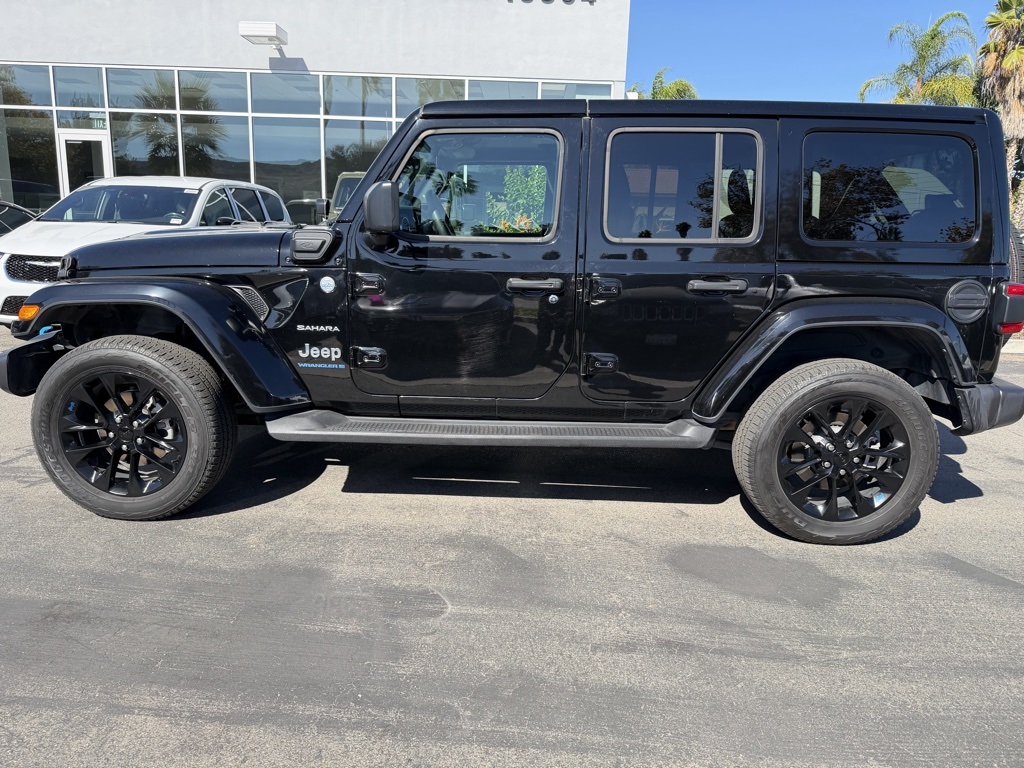 Used 2023 Black Jeep Sahara 4xe image 3