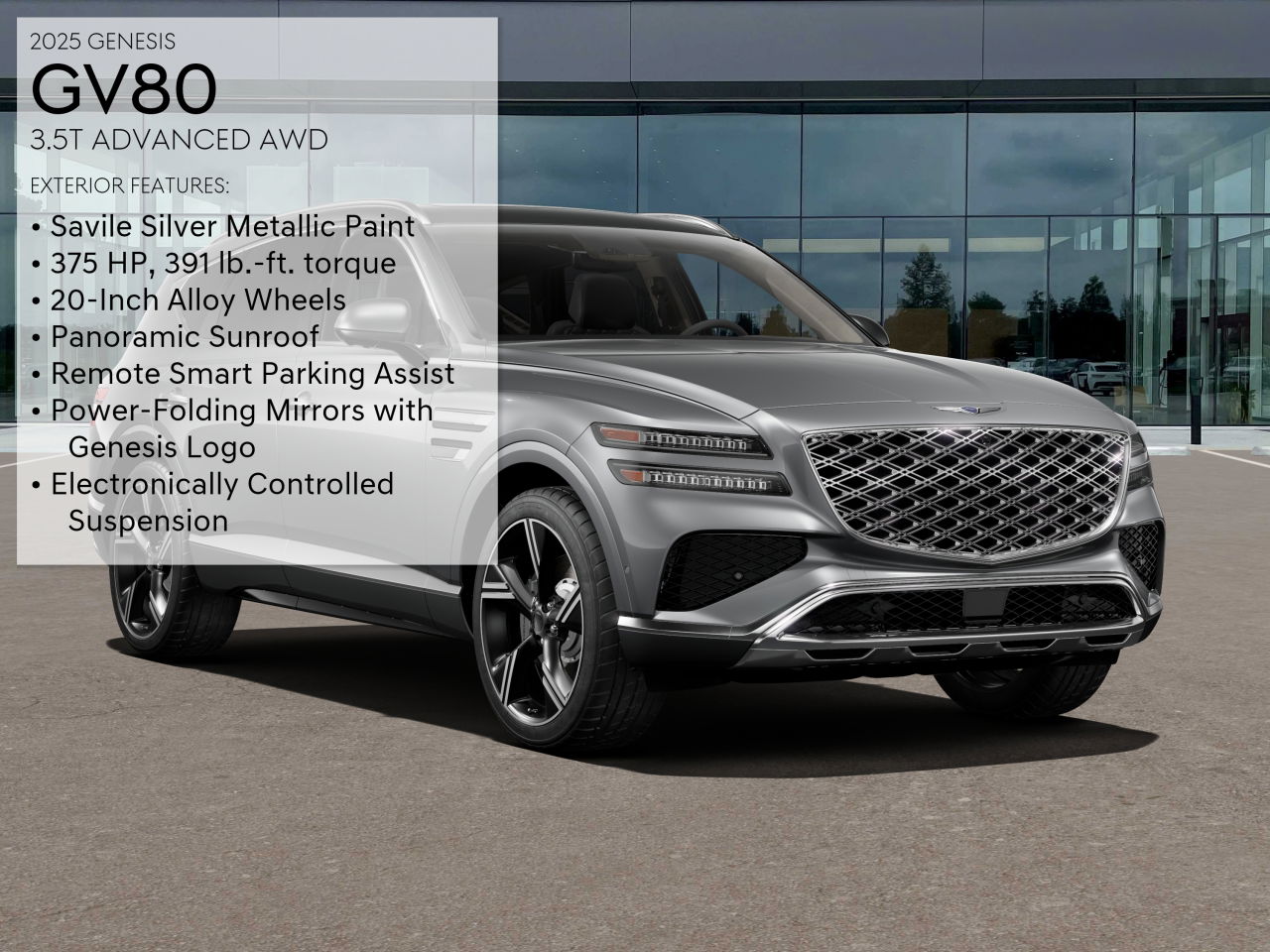 2025 Genesis GV80 3.5T Advanced AWD photo 3