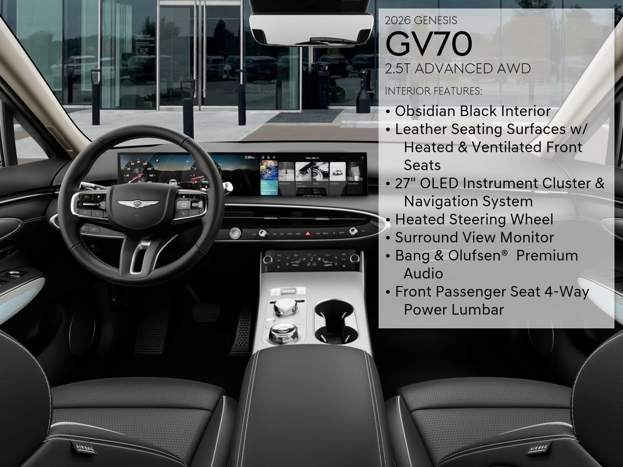 2026 Genesis GV70 2.5T Advanced photo 15