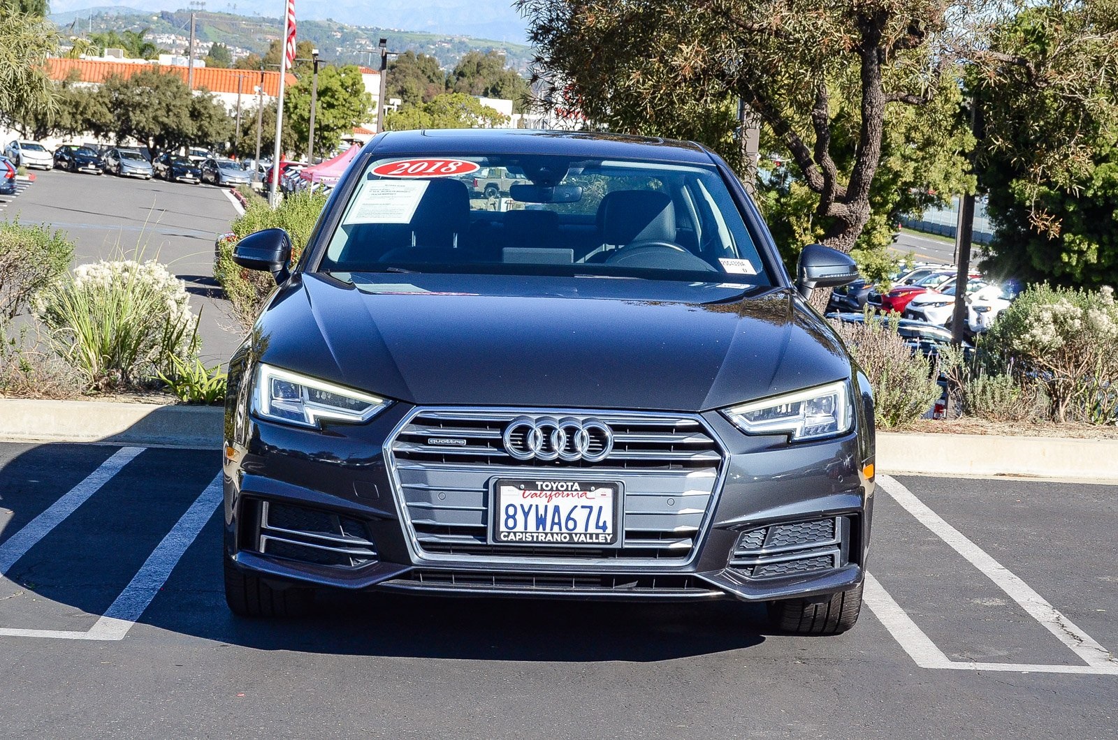 Used 2018 Audi A4 Premium Plus with VIN WAUENAF41JA137576 for sale in San Juan Capistrano, CA