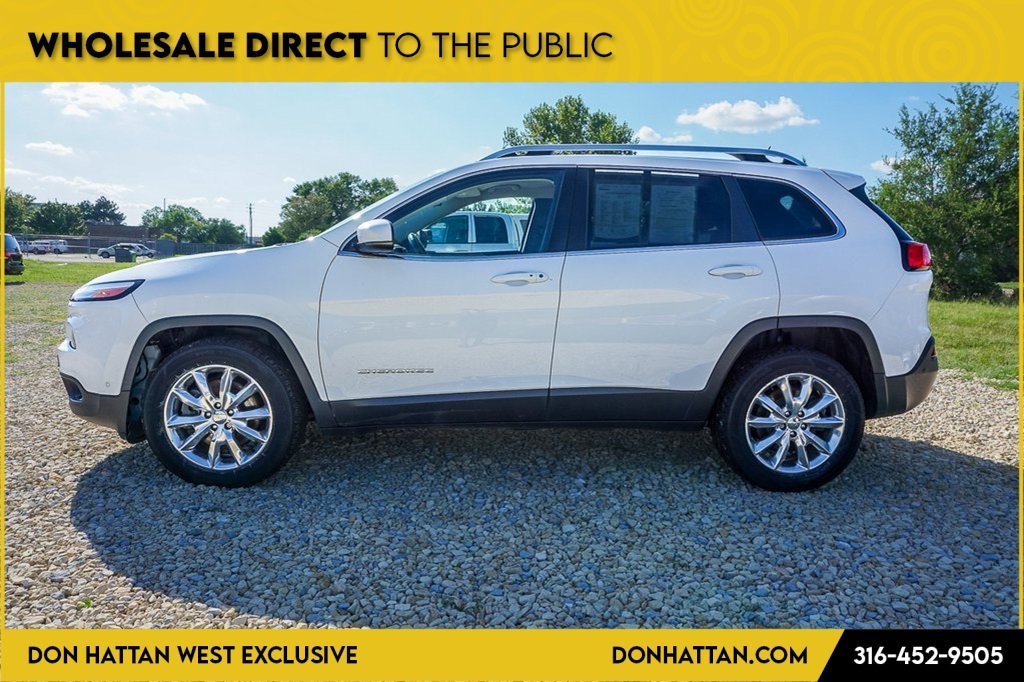 Used 2015 Jeep Cherokee Limited with VIN 1C4PJMDS6FW667319 for sale in Augusta, KS