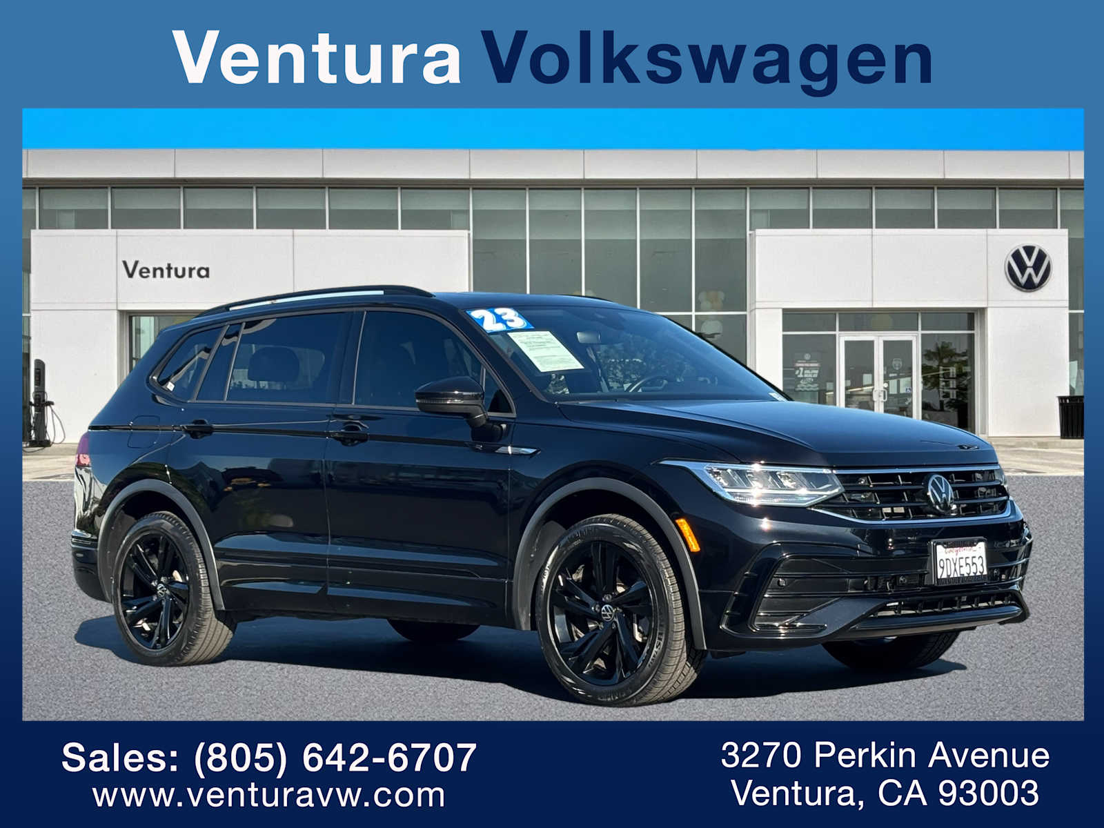 2023 Volkswagen Tiguan SE R-LINE BLACK