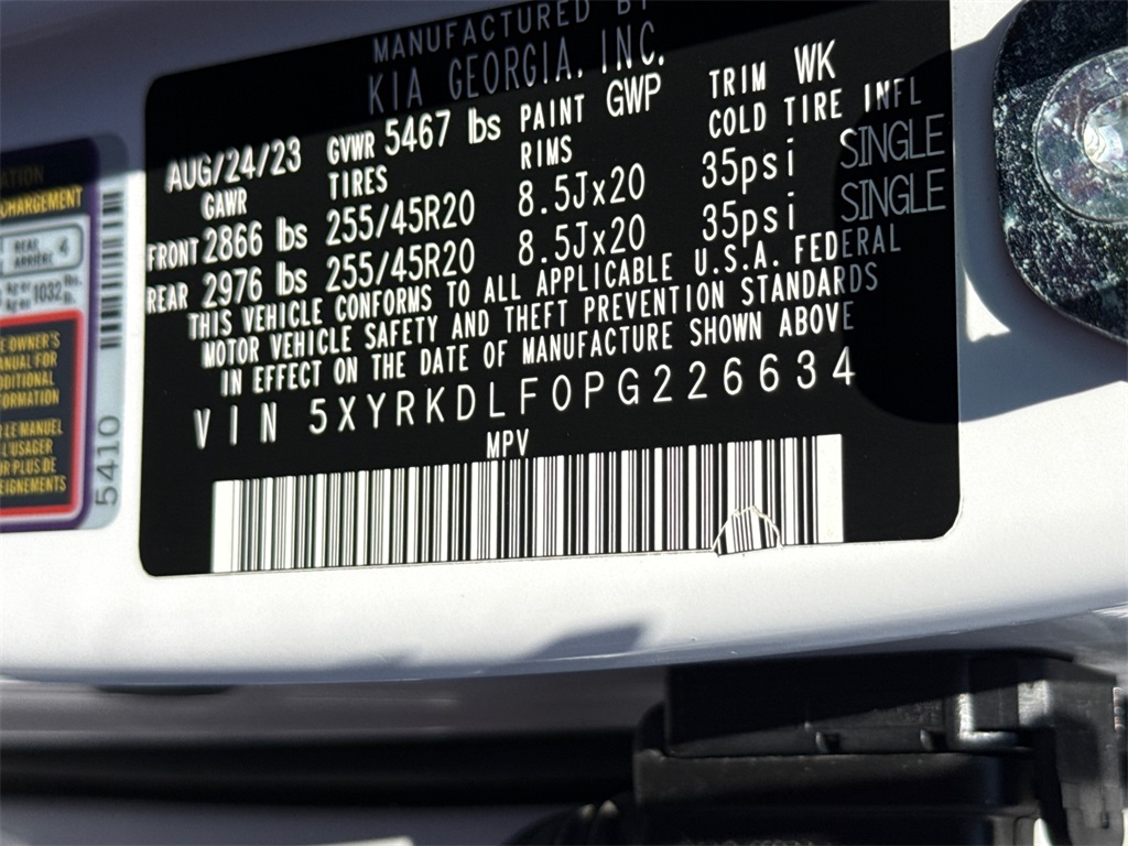2023 Kia Sorento SX Prestige photo 33