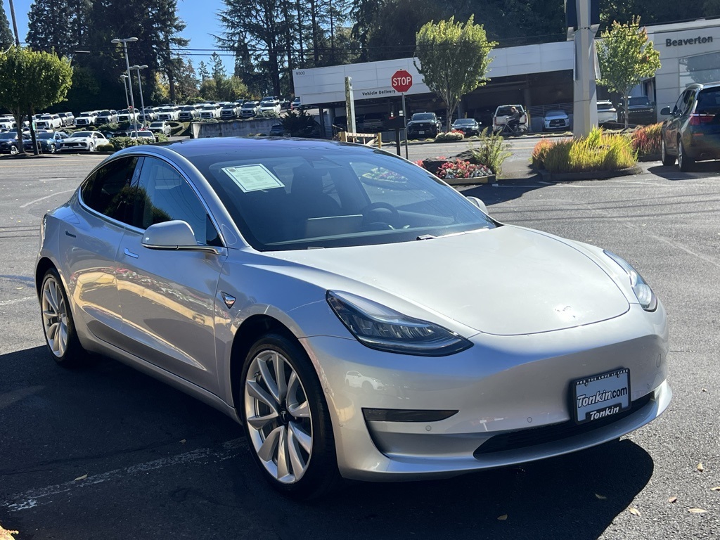 Used 2018 Tesla Model 3 Long Range with VIN 5YJ3E1EA9JF004587 for sale in Portland, OR