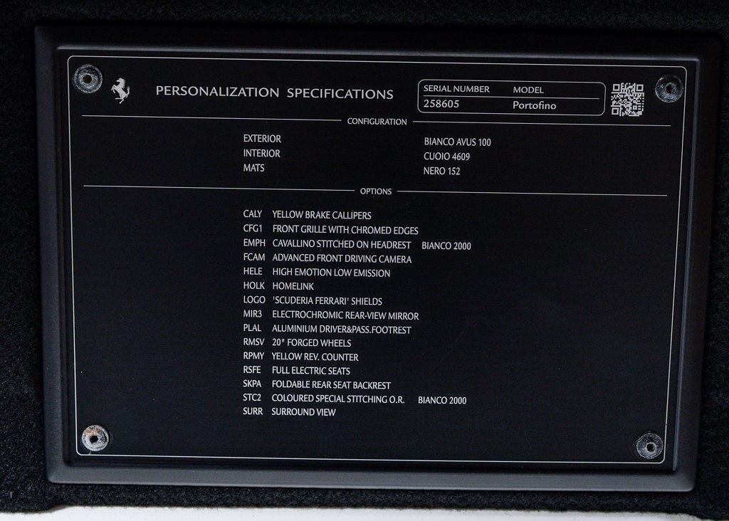 Certified Used 2020 Bianco Avus Ferrari Base image 23