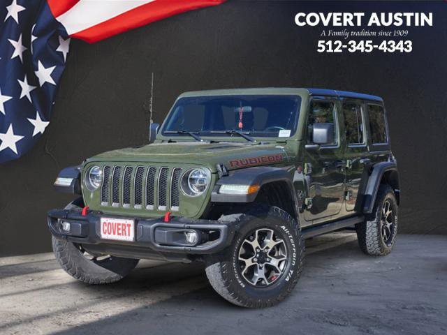 Pre-Owned 2021 Jeep Wrangler Unlimited Rubicon 4D Sport Utility in Hutto #2240144B | Covert Ford