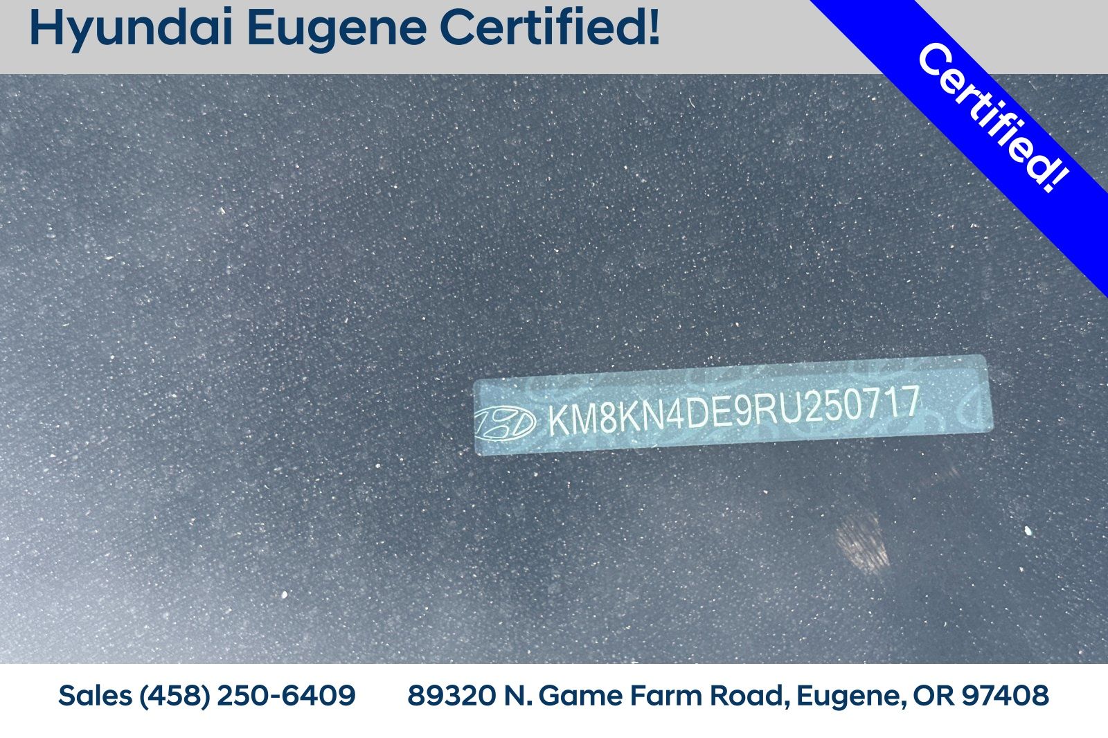 Certified 2024 Hyundai IONIQ 5 SEL with VIN KM8KN4DE9RU250717 for sale in Eugene, OR