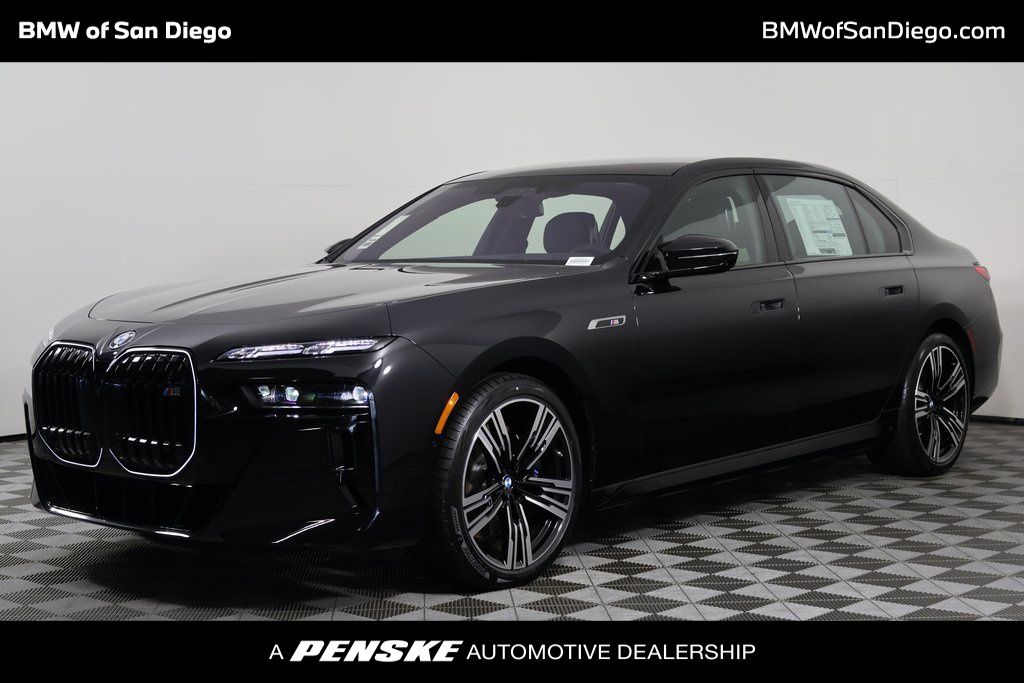 New 2025 Black Sapphire Metallic BMW i7 image 1